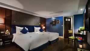 Minibar, in-room safe, desk, blackout curtains