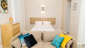 1 quarto, roupas de cama de algodão egípcio, cofres nos quartos