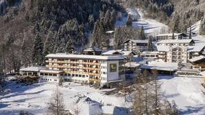 Blick vom Hotel
