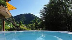 Blick vom Hotel