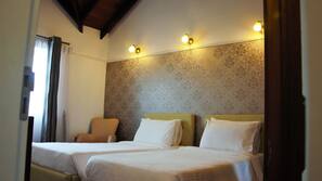 Premium bedding, memory foam beds, iron/ironing board, free WiFi