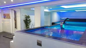 Indoor pool, outdoor pool