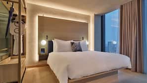 Premium bedding, minibar, in-room safe, blackout drapes
