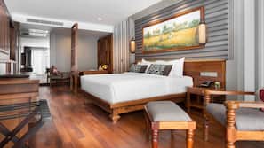 Premium bedding, minibar, in-room safe, desk