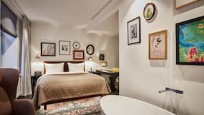 Premium bedding, minibar, in-room safe, desk