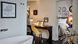 Premium bedding, minibar, in-room safe, desk