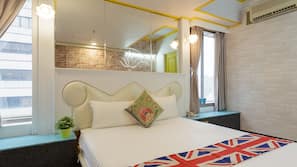 Egyptian cotton sheets, premium bedding, desk, blackout curtains