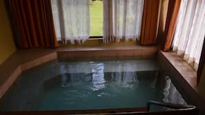 Indoor spa bath