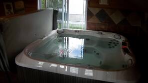 Indoor spa bath