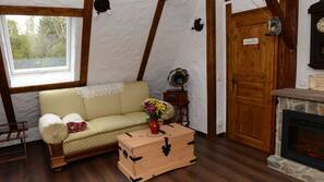 Flachbildfernseher, Kamin
