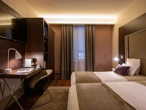 Premium bedding, minibar, in-room safe, desk