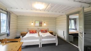 Skrivebord, strykejern/-brett og babysenger (mot et tillegg)