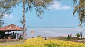 Private beach