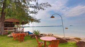 Private beach