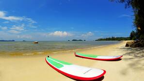 Private beach