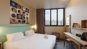 Premium bedding, blackout drapes, iron/ironing board, free WiFi