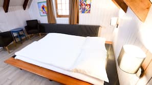 Premium bedding, blackout drapes, soundproofing, iron/ironing board