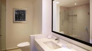 Shower, hair dryer