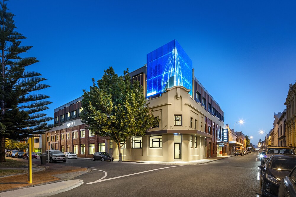 Front of property - evening/night, Quest Fremantle