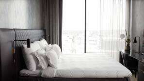 Premium bedding, minibar, in-room safe, desk