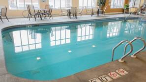 Indoor pool, seasonal outdoor pool