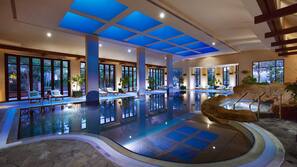 Piscine couverte, piscine extérieure