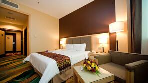 In-room safe, desk, blackout curtains, iron/ironing board