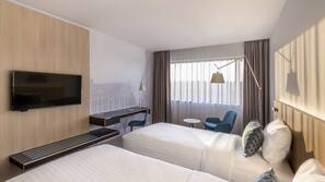 Premium bedding, minibar, in-room safe, desk