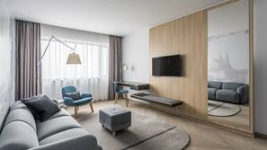Premium bedding, minibar, in-room safe, desk