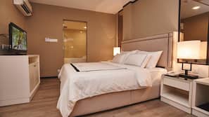 In-room safe, desk, blackout curtains, iron/ironing board