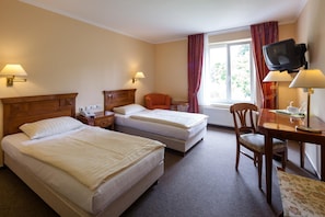 Desk, iron/ironing board, free WiFi, bed sheets