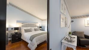Biancheria da letto di alta qualità, minibar, una cassaforte in camera