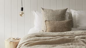 Pillow top beds, minibar, in-room safe, desk