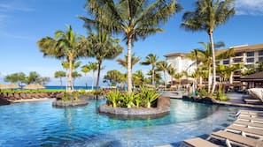2 outdoor pools, cabanas (surcharge), pool umbrellas