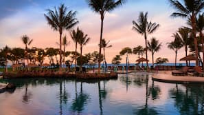2 outdoor pools, cabanas (surcharge), pool umbrellas