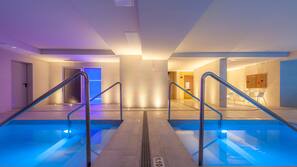Indoor pool, seasonal outdoor pool