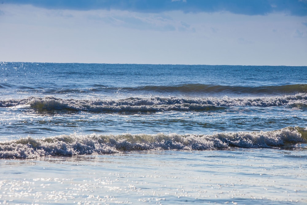 View from property, The Salty Mermaid Oceanfront Hotel