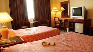 Minibar, in-room safe, desk, blackout drapes