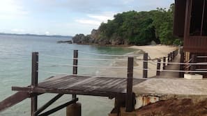 On the beach, snorkelling, kayaking