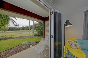 Deluxe Studio, 1 Bedroom, Private Bathroom, Golf View | Terrace/patio