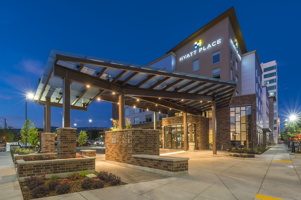 Front of property - evening/night, Hyatt Place Boise/Downtown