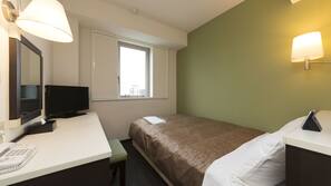Desk, blackout drapes, iron/ironing board, free WiFi