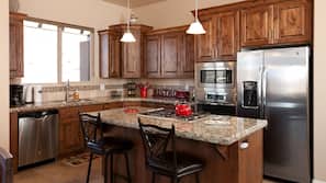 Fridge, microwave, coffee/tea maker