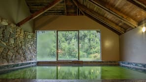 Indoor spa bath