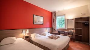 1 chambre, literie de qualité supérieure, bureau