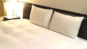 In-room safe, desk, laptop workspace, blackout drapes