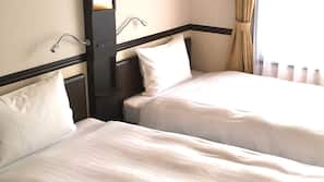 In-room safe, desk, laptop workspace, blackout drapes