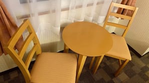 In-room safe, desk, laptop workspace, blackout drapes