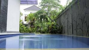 Indoor pool, seasonal outdoor pool