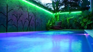Indoor pool, seasonal outdoor pool